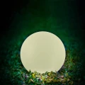 Lampa solarna LED KULA RGBW 30cm z pilotem goldlux