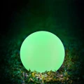 Lampa solarna LED KULA RGBW 40cm z pilotem goldlux