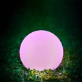 Lampa solarna LED KULA RGBW 40cm z pilotem goldlux