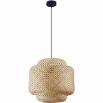 BERTA beżowa Ø 40cm. 1xE27 lampa wisząca
