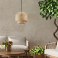Lampa wisząca BERTA beżowa Ø 40cm. 1xE27