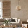 Lampa wisząca BERTA beżowa Ø 40cm. 1xE27