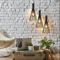 Lampa wisząca TIANA 3xE27 czarna