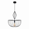 Lampa wisząca JASMINA czarna Ø 40cm. 1xE27