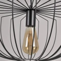 Lampa wisząca JASMINA czarna Ø 40cm. 1xE27