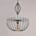 Lampa wisząca JASMINA czarna Ø 40cm. 1xE27