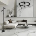 Lampa wisząca ROMA czarna Ø 60cm. 6xGU10