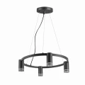 Lampa wisząca ROMA czarna Ø 50cm. 4xGU10