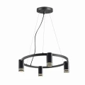 Lampa wisząca ROMA czarna Ø 50cm. 4xGU10