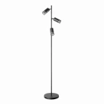 ROMA czarna 3xGU10 Lampa podłogowa 
