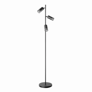 ROMA czarna 3xGU10 Lampa podłogowa 