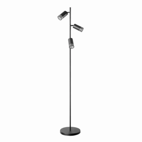 Lampa podłogowa ROMA czarna 3xGU10