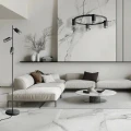 Lampa podłogowa ROMA czarna 3xGU10