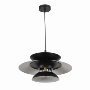 BERIT czarna Ø 35cm. 1xE27 Lampa wisząca
