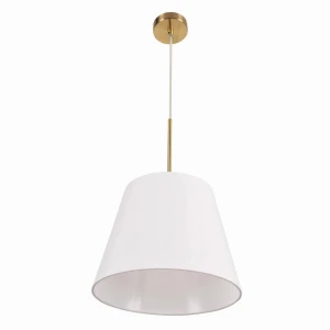 ELENA biało-złota Ø 30cm. 1xE27 Lampa wisząca
