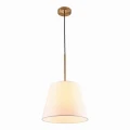 Lampa wisząca ELENA biało-złota Ø 30cm. 1xE27
