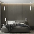 Lampa wisząca tuba PARIS Biała Ø 55cm. GU10