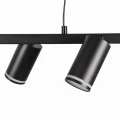 Lampa wisząca z regulacją kierunku PARIS 4 czarna 4xGU10