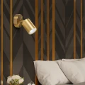 Lampa ścienno-sufitowa ruchoma GOLDI złota 1xGU10