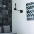 Kinkiet ścienny JOY L czarny 3xGX53 żarówki LED w komplecie