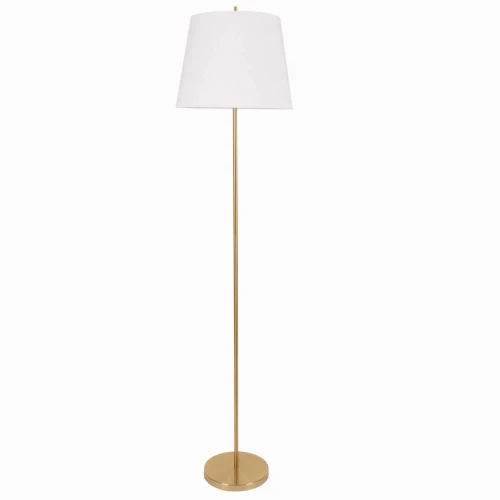 Lampa podłogowa ELENA biało-złota Ø 40cm. 1xE27