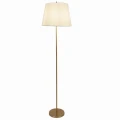 Lampa podłogowa ELENA biało-złota Ø 40cm. 1xE27