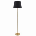 Lampa podłogowa ELENA czarno-złota Ø 40cm. 1xE27