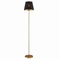 Lampa podłogowa ELENA czarno-złota Ø 40cm. 1xE27