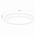 Plafon łazienkowy ściemnialny MARIAN LED Ø 48 okrągły 72W 8000lm 3000~4000~6000K z pilotem