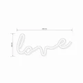 Lampka dekoracyjna NEON LOVE LED USB A + zasilanie bateryjne 3xAA