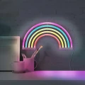 Lampka dekoracyjna NEON TĘCZA LED USB A + zasilanie bateryjne 3xAA