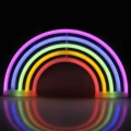 Lampka dekoracyjna NEON TĘCZA LED USB A + zasilanie bateryjne 3xAA