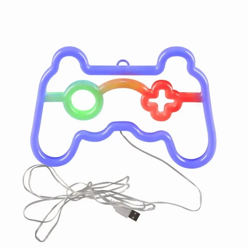 Lampka dekoracyjna NEON PAD LED USB A + zasilanie bateryjne 3xAA