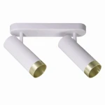 FADO 2 biało-złota 2xGU10 ruchoma Lampa ścienno-sufitowa