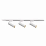 FADO 1m biały | złoty 3xGU10 Zestaw szynowy 1-fazowy