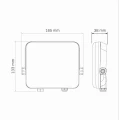 Naświetlacz MILKY LED 30W 2250lm IP65 4000K czarny