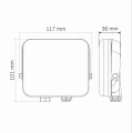 Naświetlacz MILKY LED 20W 1500lm IP65 4000K czarny