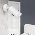 Lampa ścienno-sufitowa ruchoma LONDON biała 1xGU10