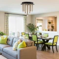 Lampa sufitowa GLAM złoto-czarny Ø 30 9xG9