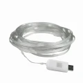 Łańcuch LED RGB 10W, USB, 10m z pilotem IR
