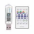 Łańcuch LED RGB 10W, USB, 10m z pilotem IR