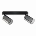 Lampa ścienno-sufitowa SMOKY czarny 2xGU10