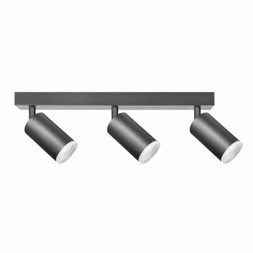 Lampa ścienno-sufitowa ruchoma LONDON 3xGU10 czarna