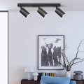 Lampa ścienno-sufitowa ruchoma LONDON 3xGU10 czarna