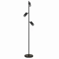 Lampa podłogowa PARIS 3xGU10 czarna