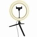 Lampa pierścieniowa SELFIE LED 26cm niska USB 10W 2700~4000~6500K