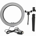 Lampa pierścieniowa SELFIE LED 26cm niska USB 10W 2700~4000~6500K