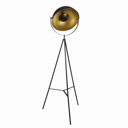 Lampa podłogowa MATYLDA czarno-złota 1xE27