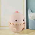 Lampka dekoracyjna BABY DINO LED Różowa RGB akumulator + przewód USB-C