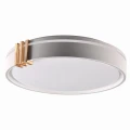 Plafon z pilotem IR ARLETTA 40 biały | szary LED Ø38 48W 3000-6000K IP44